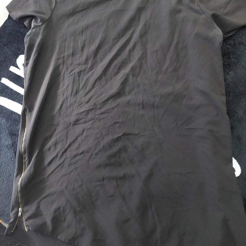 Zenobia Black tunic top 2xl